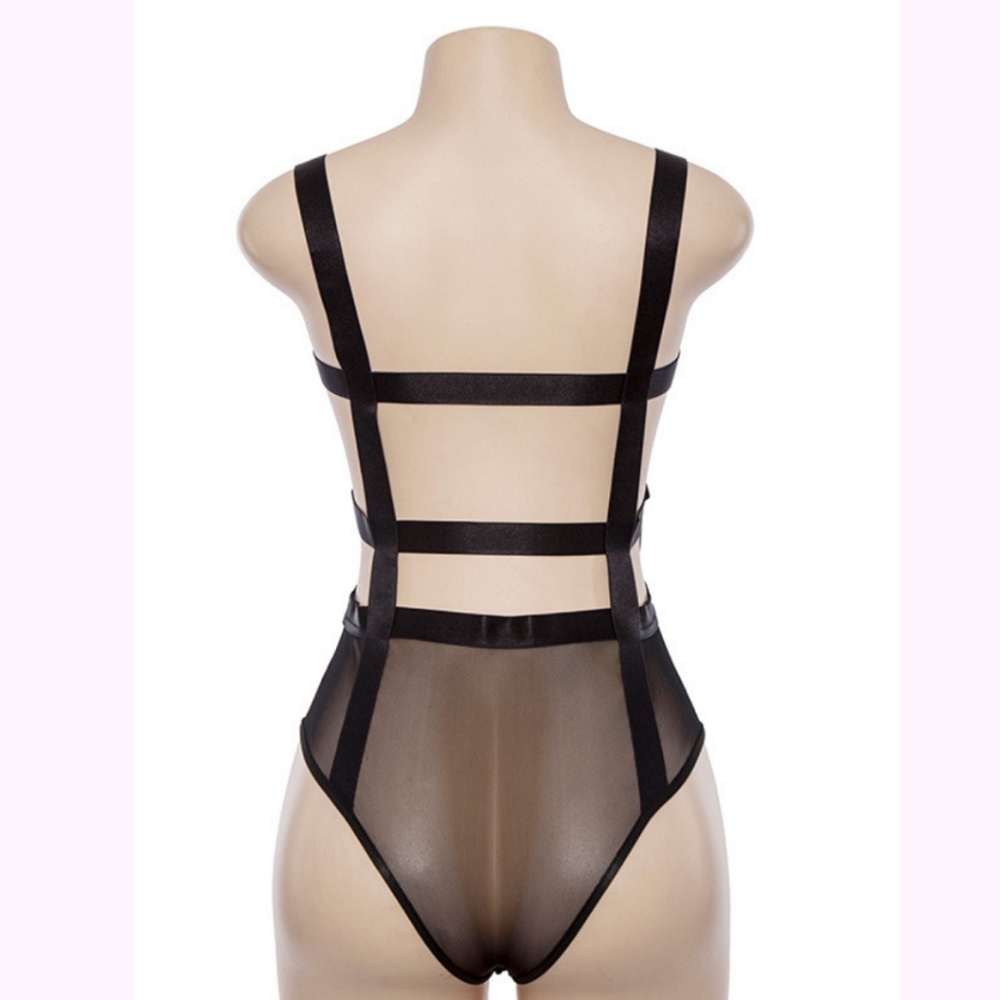 📸 New Arrivals have arrived! Sheer Black Bodysuit - Picture 4 of 7